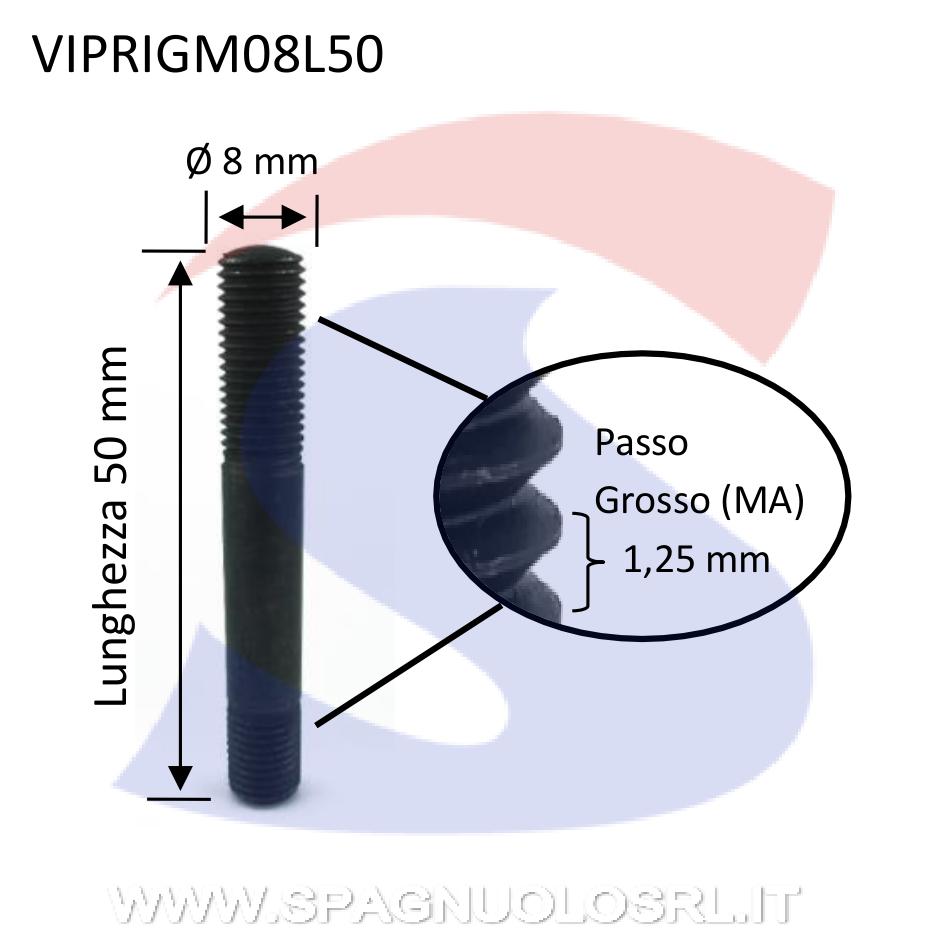 Vite Prigioniera Brunita M8 L50 - VITI VIPRIGM08L50