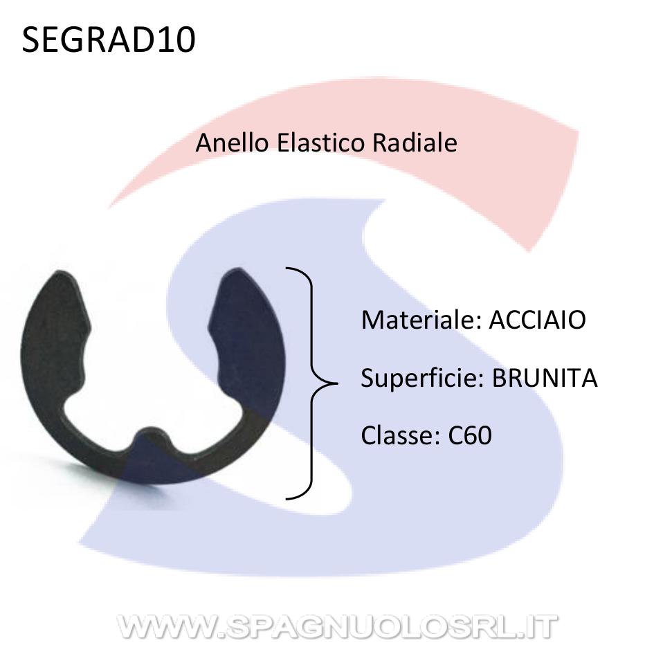Anello Elastico Radiale Brunito M10 - VITI SEGRAD10