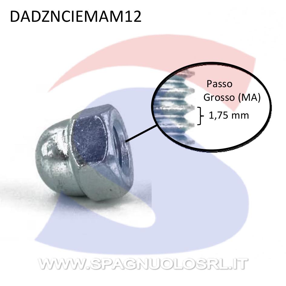 Dado esagonale, dado a bullone-m12
