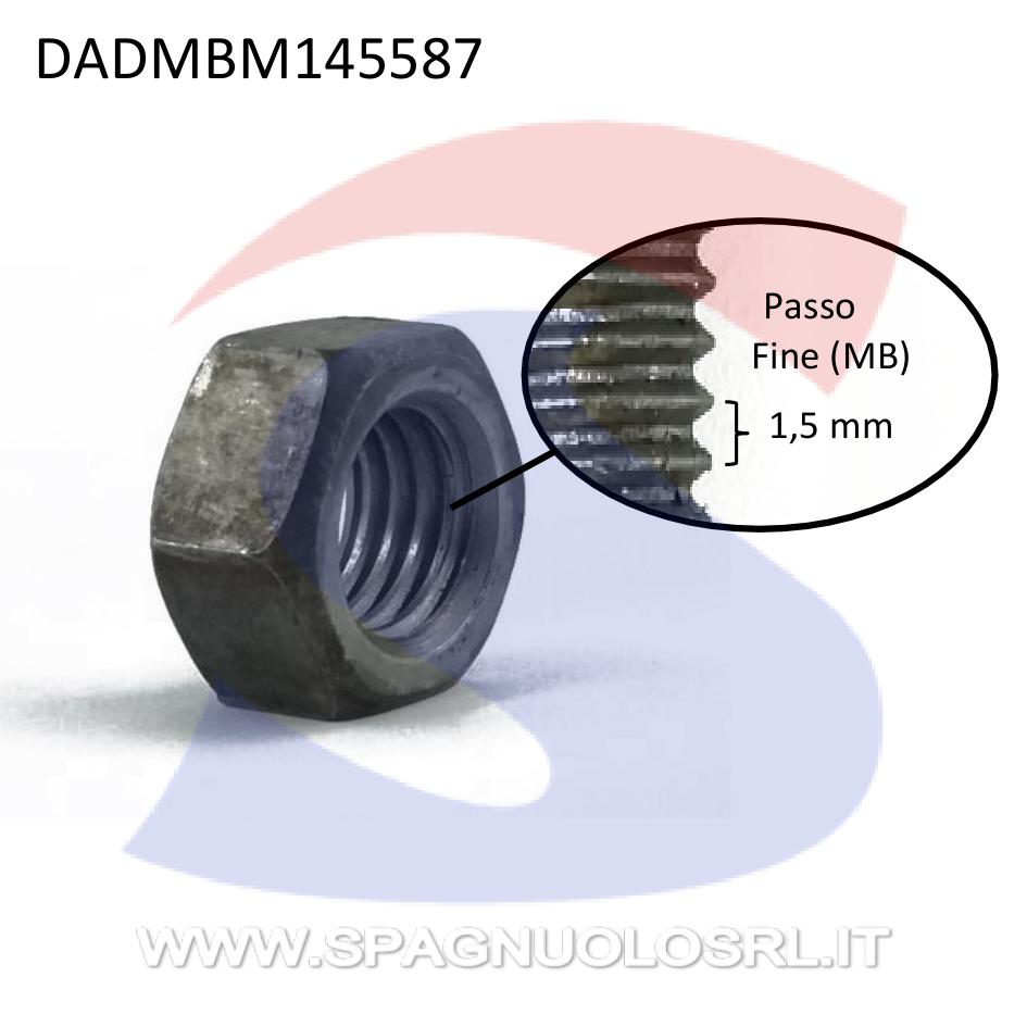 Dado Esagonale Alto Brunito Passo Fine M14 - VITI DADMBM14UNI5587