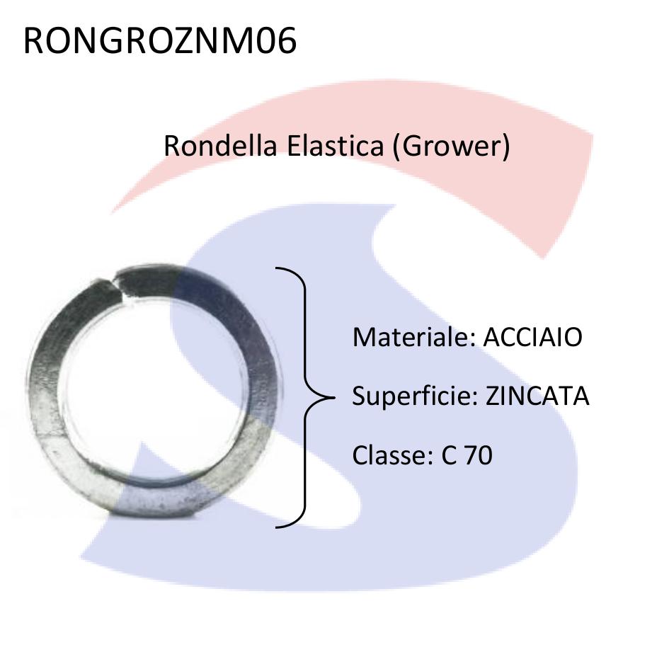 Rondella Elastica (Grower) Zincata M6 - VITI RONGROZNM06