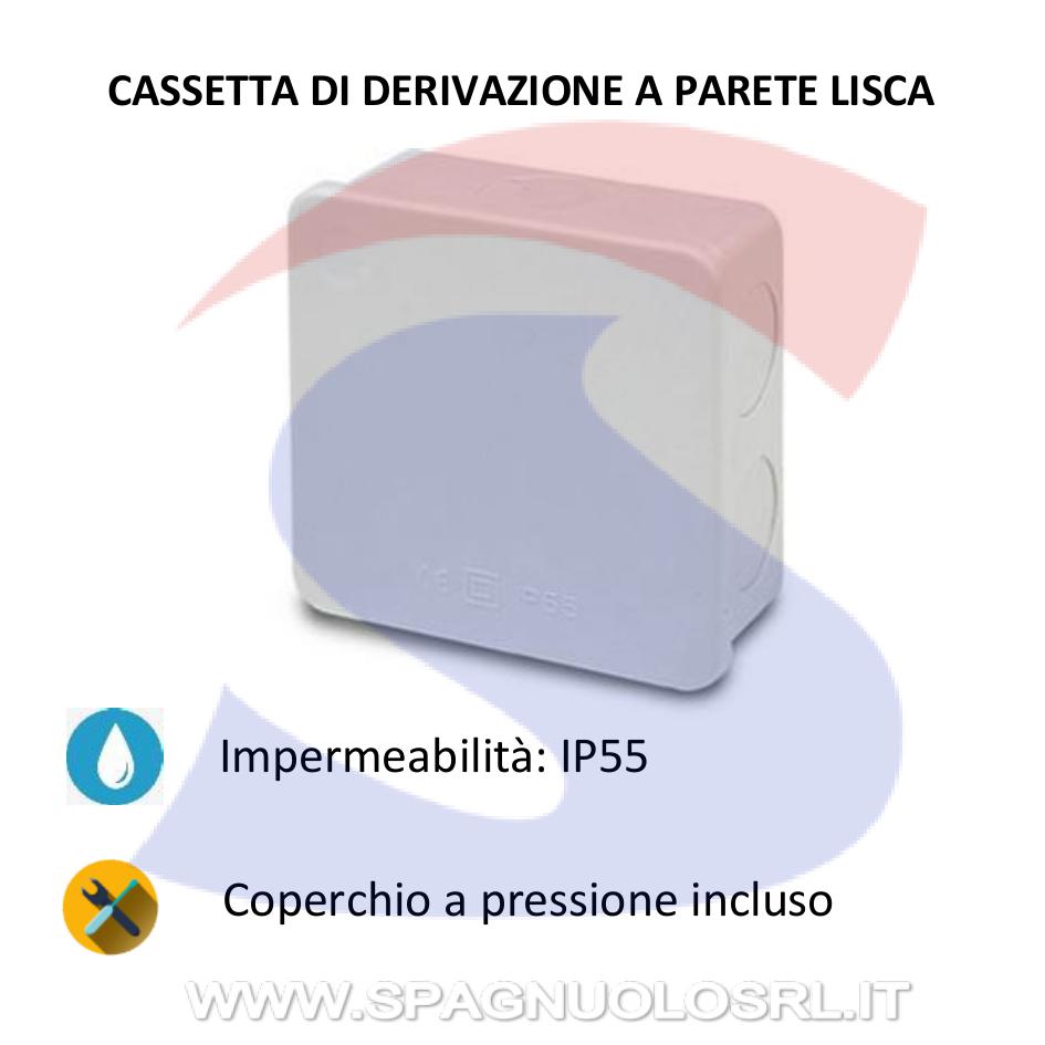 Cassetta di derivazione stagna 80x80x36 mm - MASTER M03062