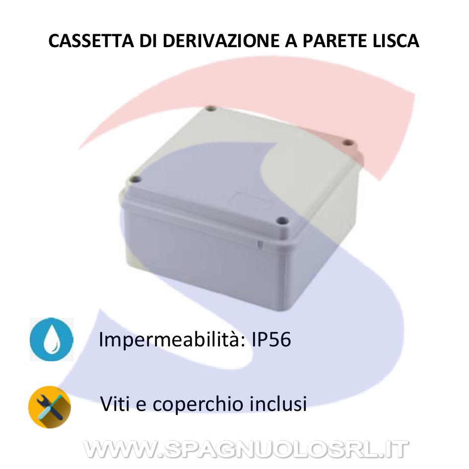 Cassetta di derivazione stagna 100x100x50 mm - MASTER M03200