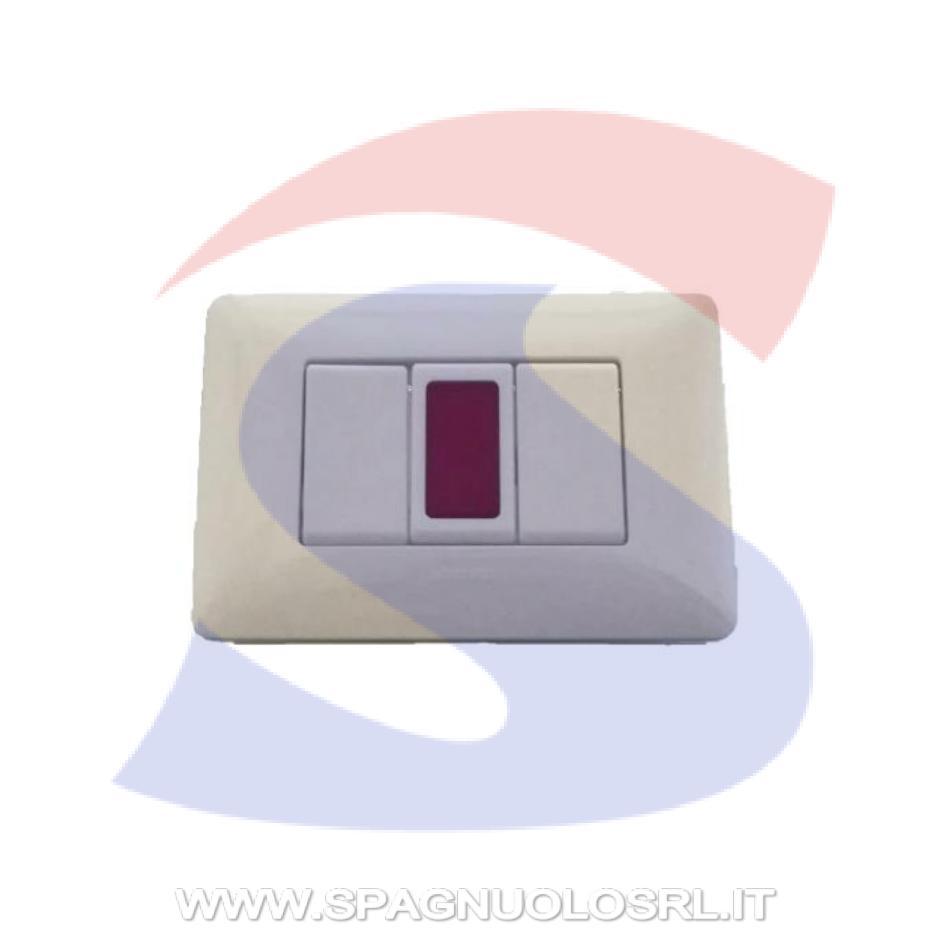 Portalampada con diffusore colore Rosso serie LivingLight - BTICINO L4371R