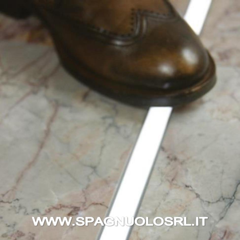 Canale a pavimento 50 x 12 mm Bianco RAL 9001 - ELETTROCANALI ECCAP5012B