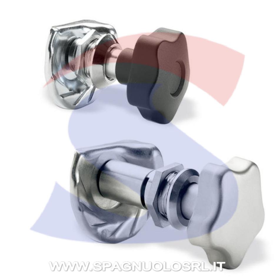 Volantino maschio con perno di 20 mm e pomello di Ø 30 mm - DE SANTIS 20490
