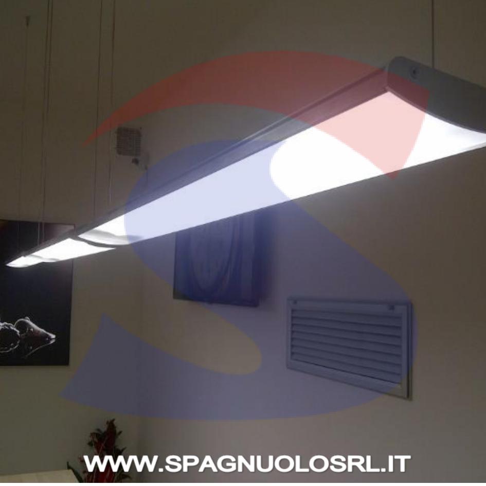 Plafoniera stagna LED Ovale grigio luce bianco freddo 6000 - WBS OM10506-C