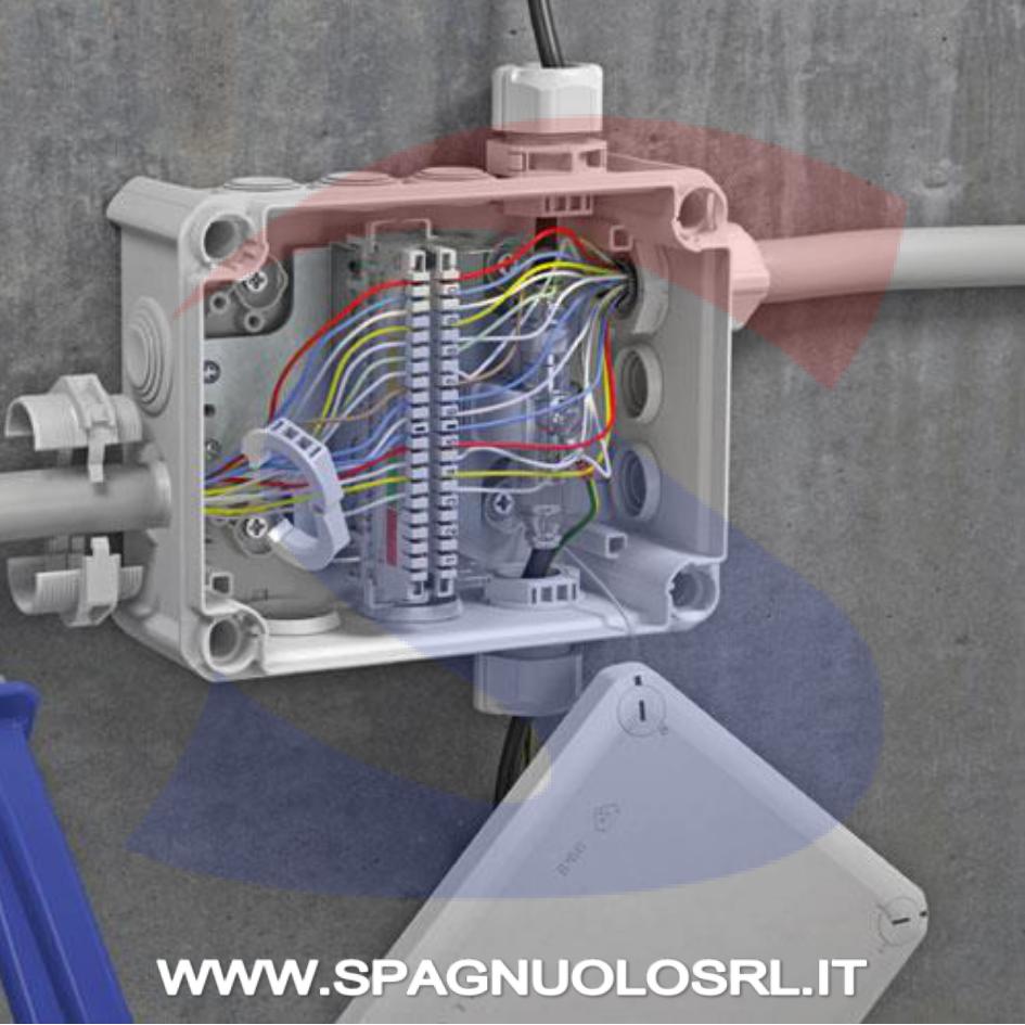Pressacavo passo PG29 per cavo Ø 18 - 25 mm Grigio RAL7035 - MASTER PPG2029