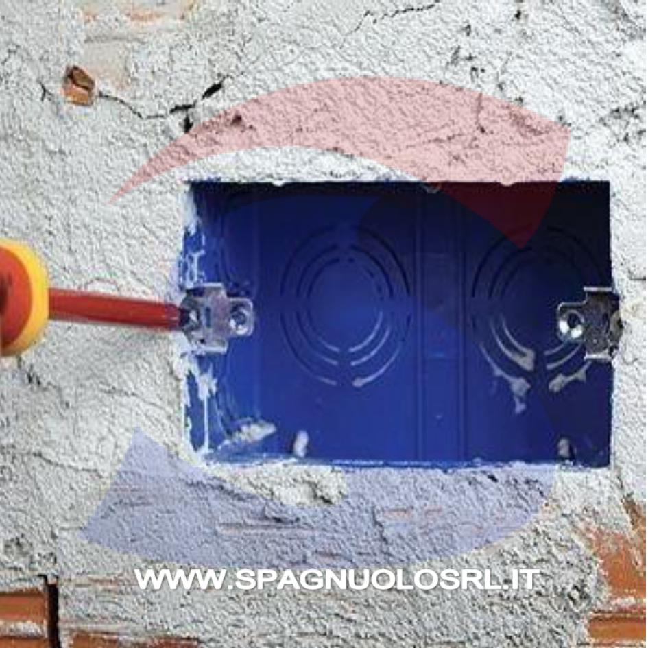 Cassetta portafrutti da incasso 118x108x51,5mm 6/7 posti - MASTER 00416