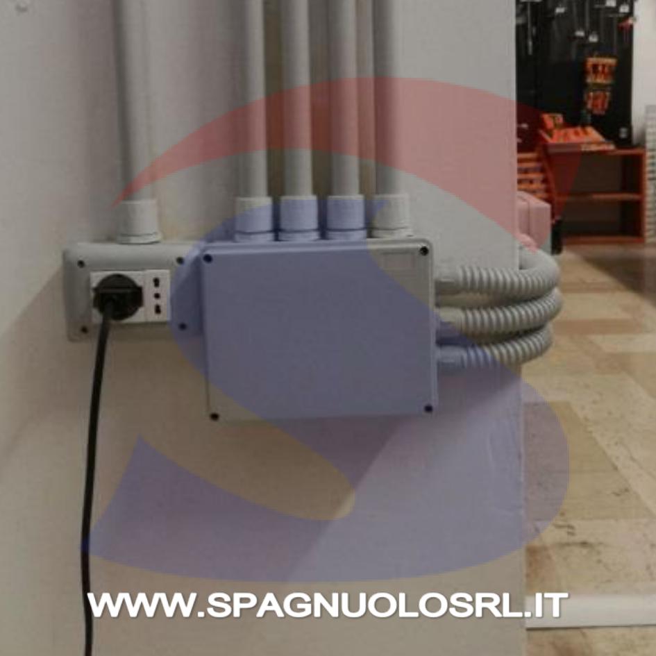 Raccordo Tubo-Scatola IP65 Ø 32mm Grigio RAL7035 - ELETTROCANALI ECBS32
