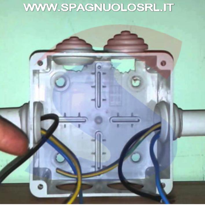 Cassetta di derivazione stagna 80x80X40 mm - FAEG 13403