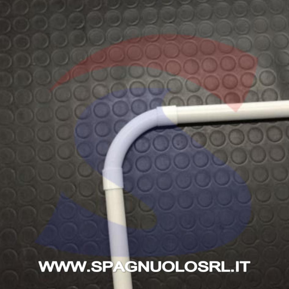 Curva a raggio stretto RK IP40 Ø 40 mm Grigio RAL7035 - MASTER CTT1040