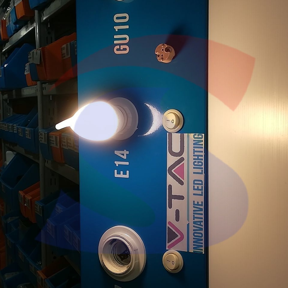 Lampadina LED E14 4 W Colpo di Vento 4000 K - VTAC 214429