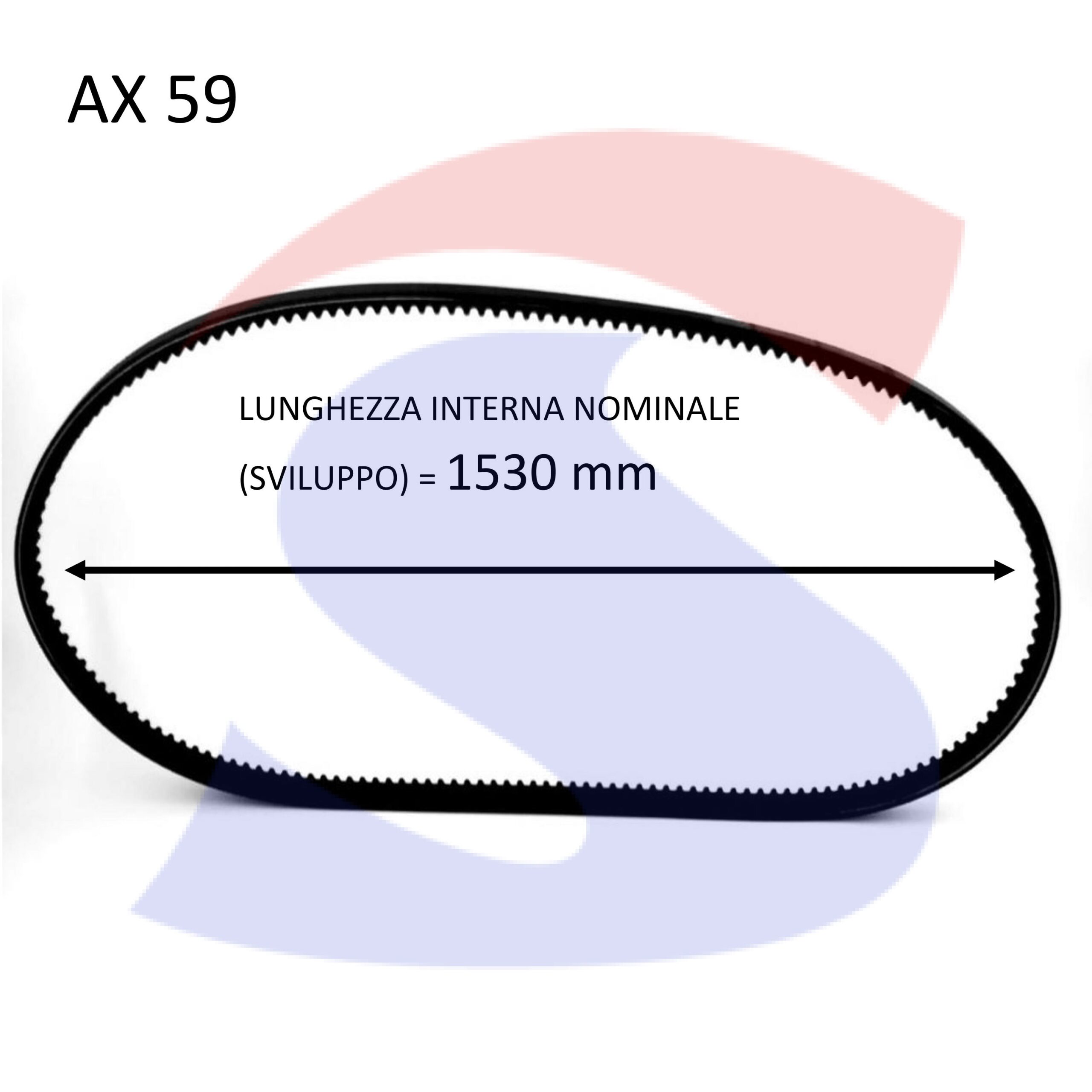Cinghia OPTIBELT AX 59 - OPTIBELT AX59