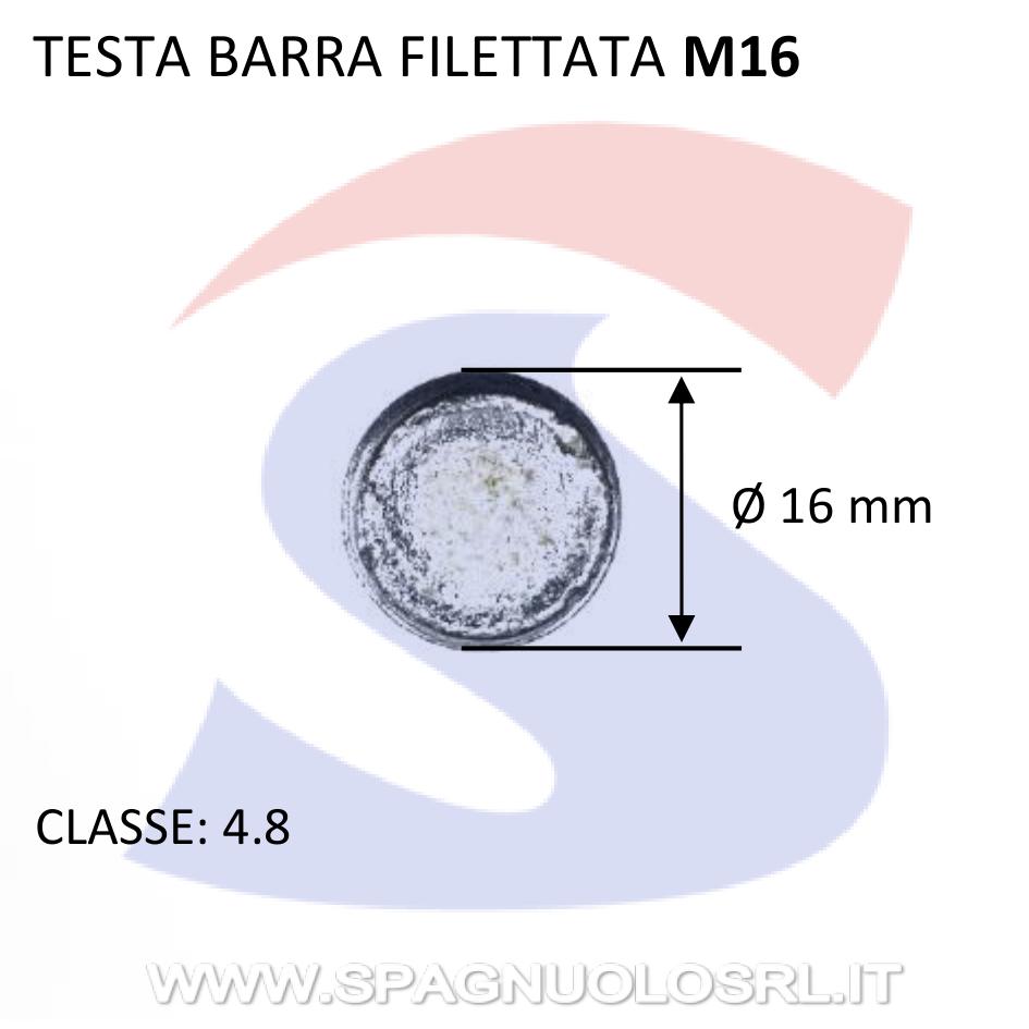 Barra Filettata Zincata 4.8 da 1 mt M16 - VITI BARZNM16