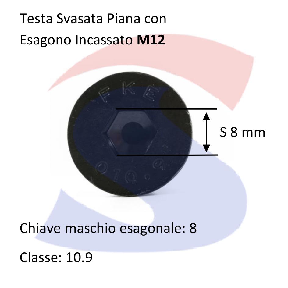Vite TSPEI 10.9 Totalmente Filettata Brunita 12X60 mm - VITI VITTSPEIM12X60