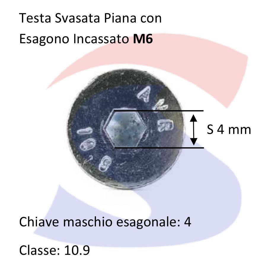 Vite TSPEI 10.9 Totalmente Filettata Zincata 6X16 mm - VITI VITTSPEIZNM06X16