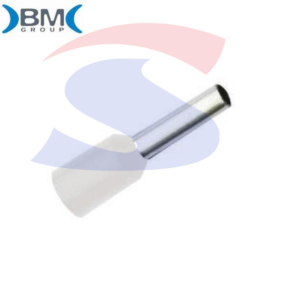 Puntalino a bussola preisolato Bianco per cavi da 0,75 mm² - BMM 00502