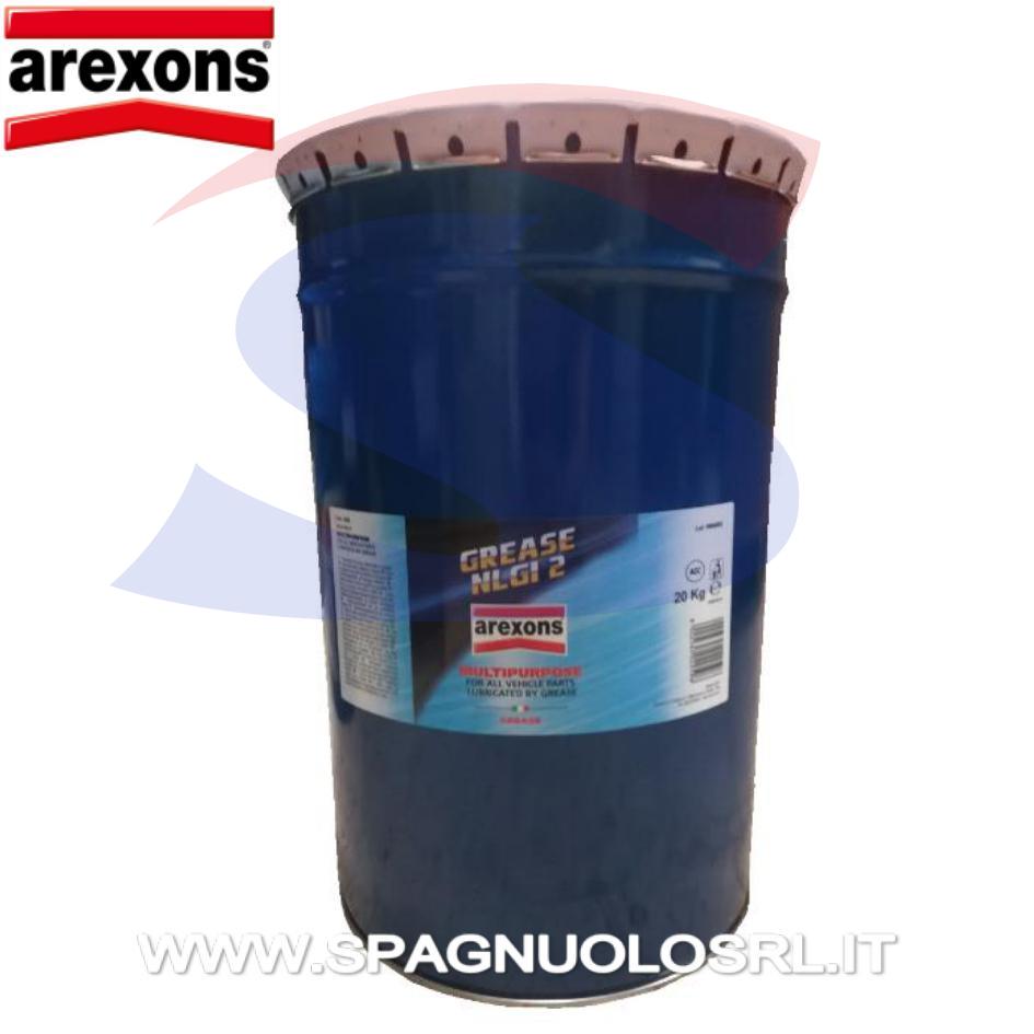 Grasso multiuso NLG 2 da 20 Kg a litio (soffice) - AREXONS 4259