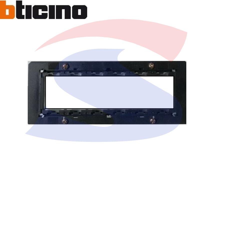 Supporto 6 moduli con viti serie "LivingLight" - BTICINO 4706
