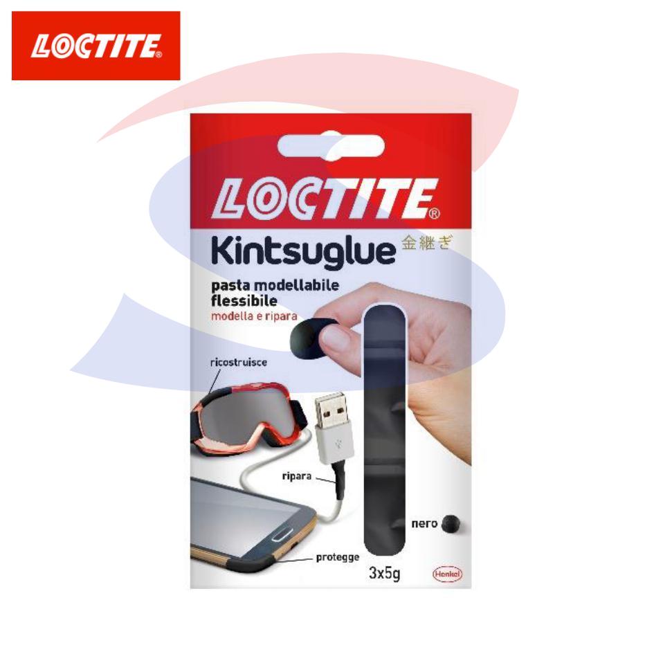 Adesivo in pasta "Kintsuglue" di Loctite, Nero 3 x 5 gr - LOCTITE 47701N