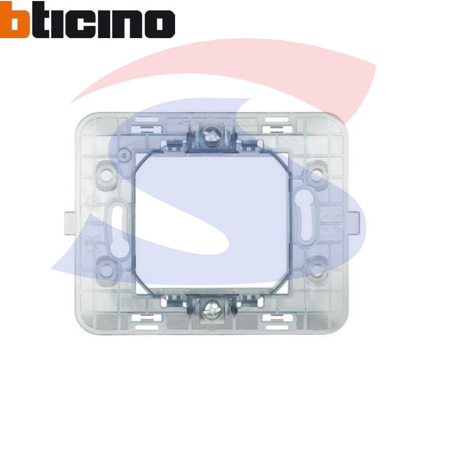 Supporto 2 moduli centrali con viti serie "Matix" - BTICINO 500SM2A