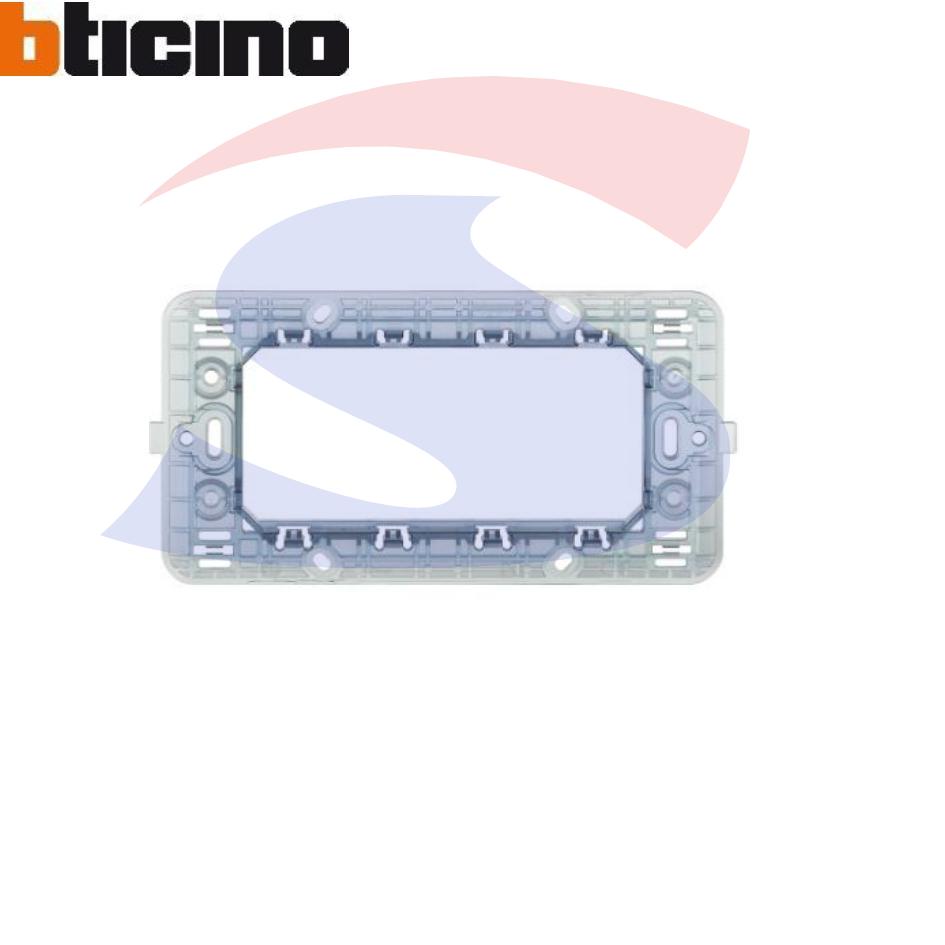 Supporto 4 moduli con viti serie "Matix" - BTICINO 504SA