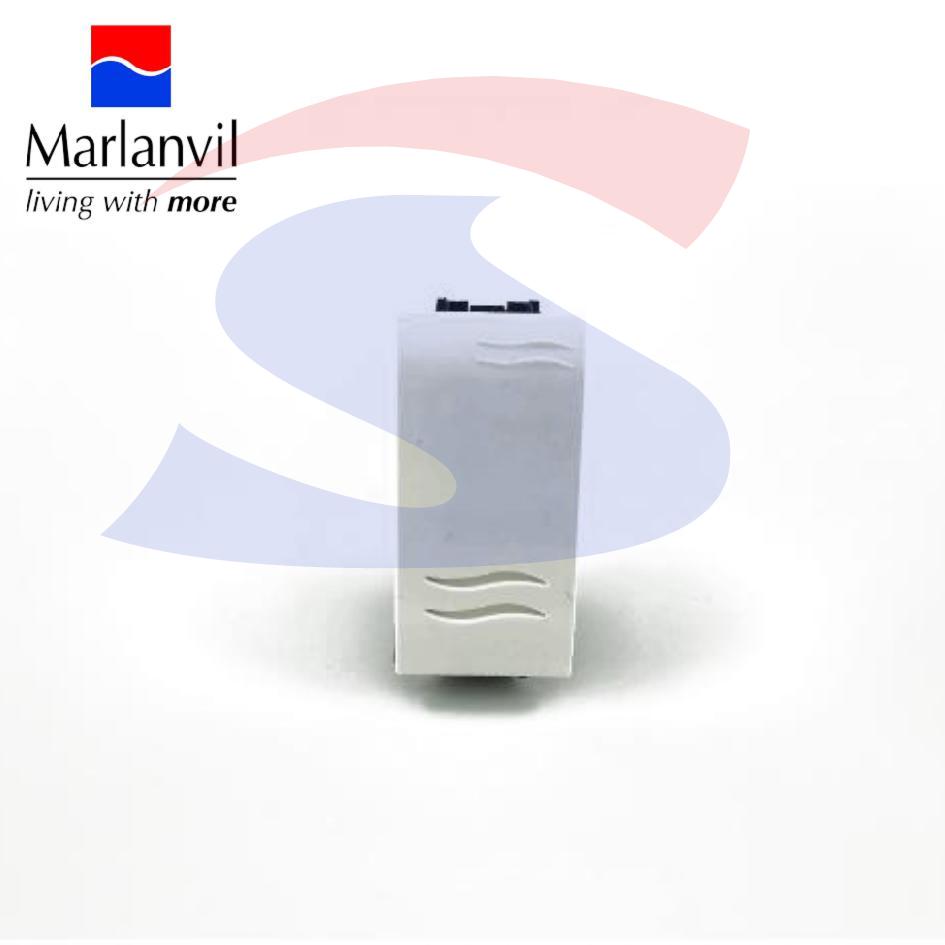 Pulsante serie "AQUA" 16 A 250V, Bianco - MARLANVIL 7602.1