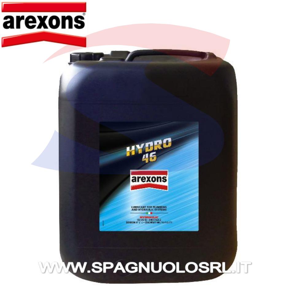 Olio idraulico HYDRO 46 da 20Lt per impianti idraulici - AREXONS 92361 -  Spagnuolo S.R.L.