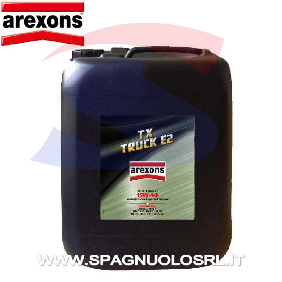 Olio TX-TRUCK E2 da 20Lt per motori Diesel e pesanti - AREXONS 93211