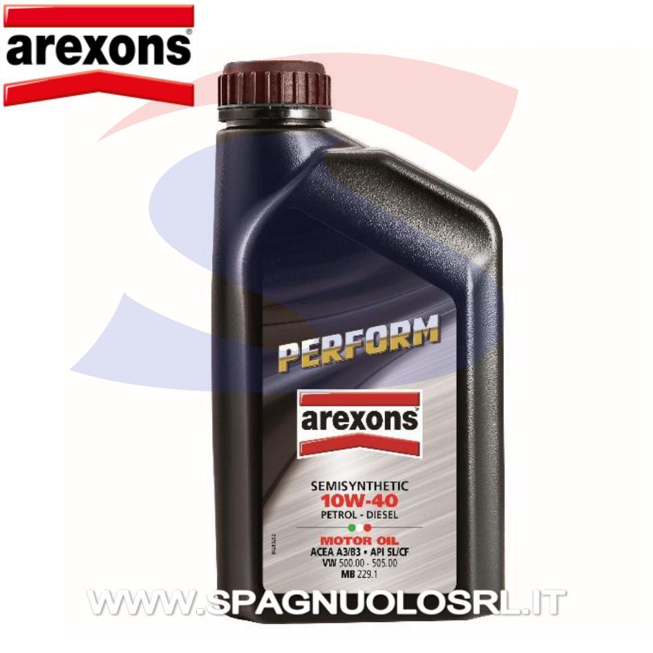 Olio PERFORM 10W/40 da 1Lt per motori benzina e diesel - AREXONS 9379
