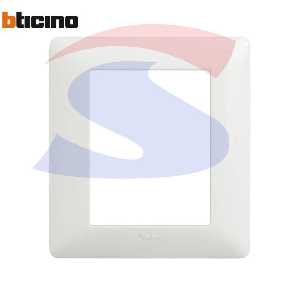 Placca rettangolare 3 + 3 posti colore Bianco serie Matix - BTICINO AM4826BBN