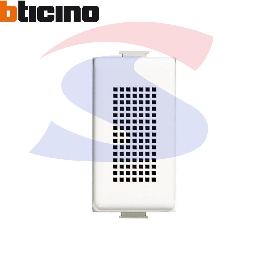 Suoneria in bronzo serie "Matix" 12 V, Bianco - BTICINO AM5031