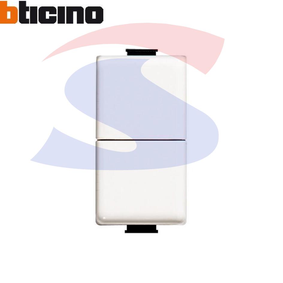 Doppio pulsante interbloccato da 10 A serie "Matix", Bianco - BTICINO AM5037