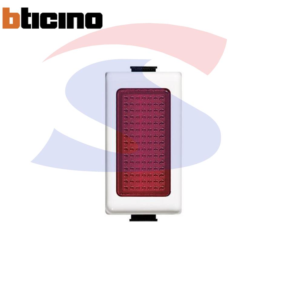 Portalampada con diffusore colore Rosso serie Matix - BTICINO AM5060R