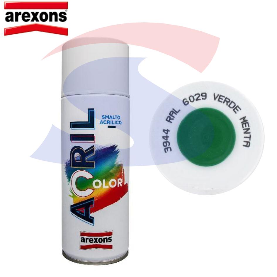 Vernice Acricolor Arexons colore Verde menta RAL6029 400 ml - AREXONS 3944