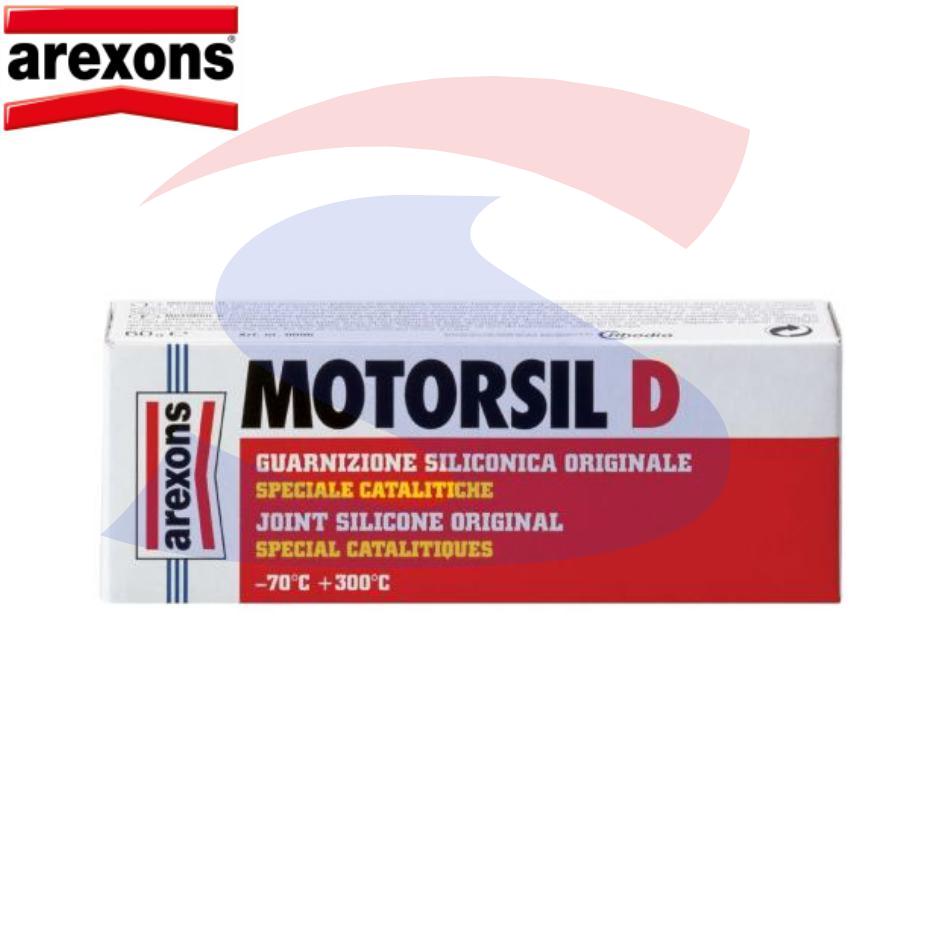 Guarnizione siliconica in pasta rossa Motorsil D da 60 gr - AREXONS 0096