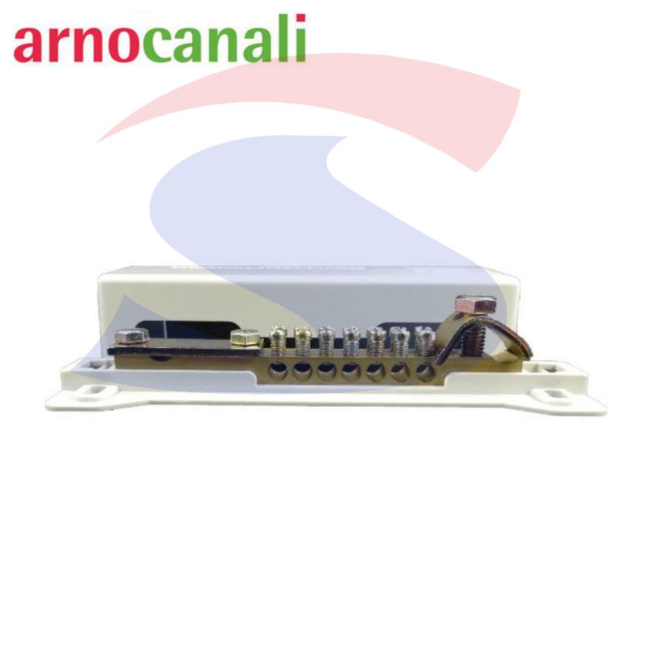 Morsettiera di terra per collegamenti equipotenziali 10 fori - ARNOCANALI TP309