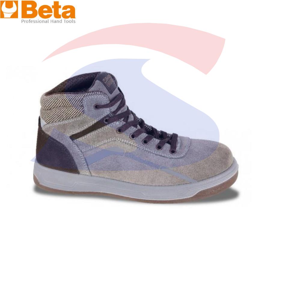 Scarpe in pelle scamosciata idrorepellente S3 N.40, Beige - BETA 073680540