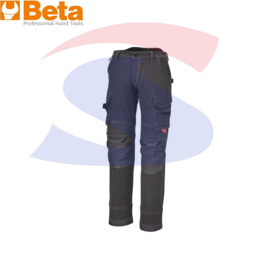 VELILLA Pantalone Multitasche Elasticizzato Grigio Taglia 52: Abbigliamento Da Lavoro Professionale