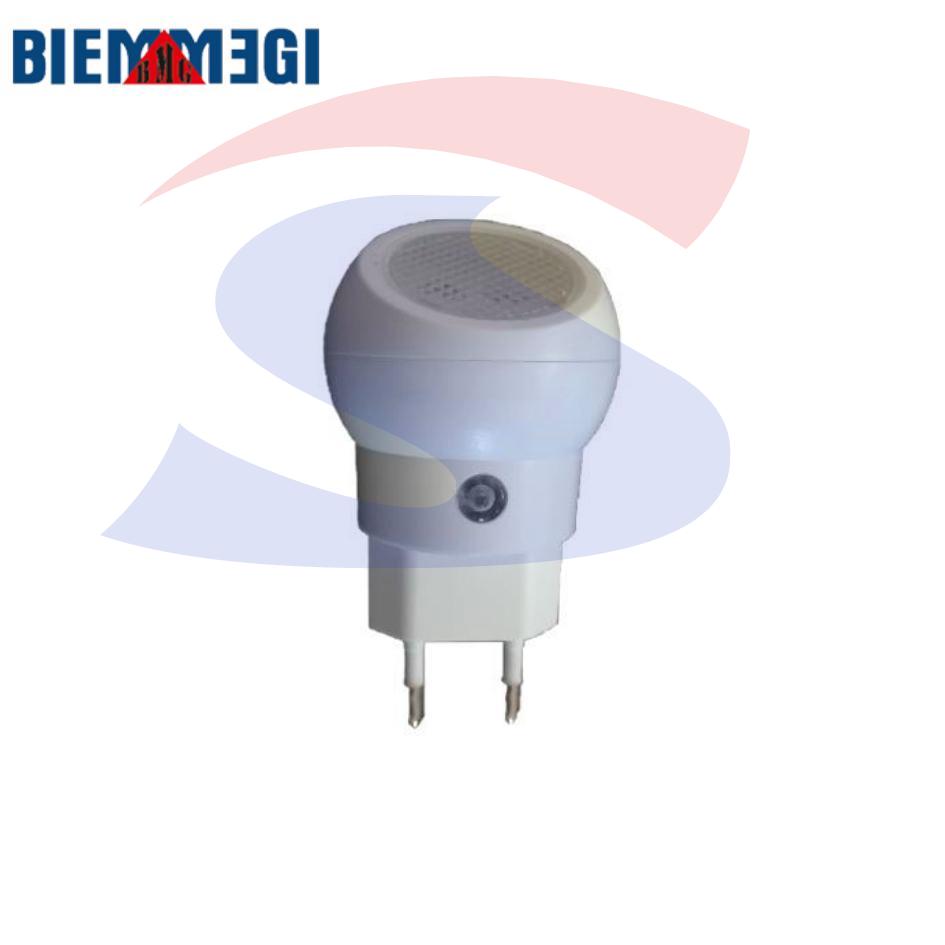 Luce notte Led da 0,1 W con sensore crepuscolare,220 V - BIEMMEGI 10062