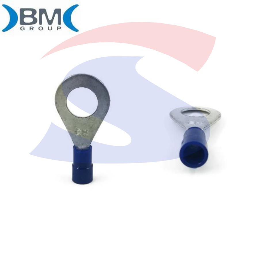Capocorda ad occhiello preisolato Blu Ø foro di 4,30 mm - BMM 00219