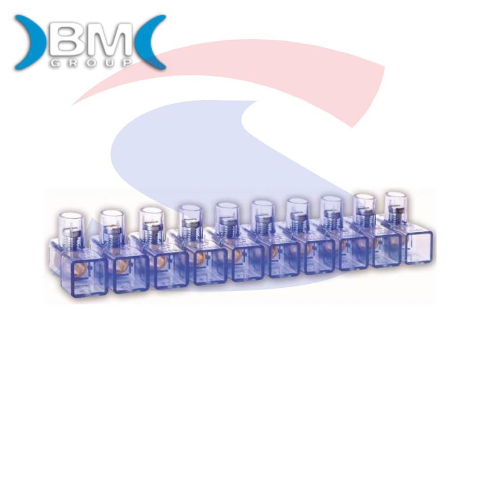 Morsetto a barrette da 10 Poli per 2 conduttori da 2,5 mm² - BMM 992