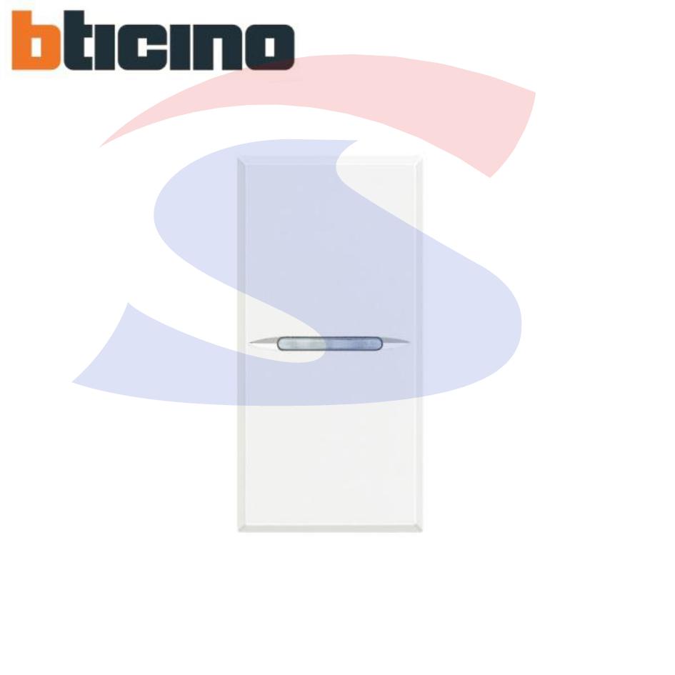 Deviatore assiale serie "AXOLUTE" 10 A, 250 V Bianco - BTICINO HD4003N