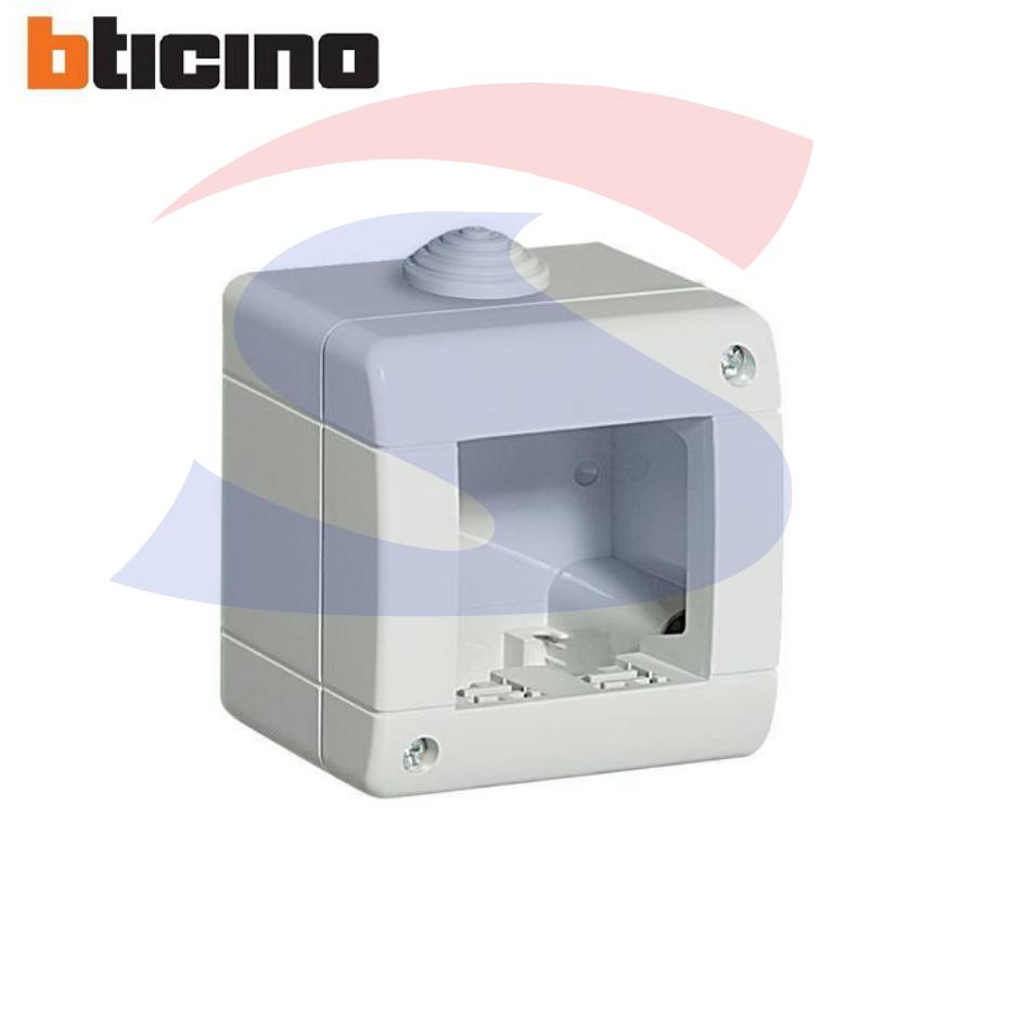 Cassetta portafrutti da esterno 76x76x55 mm 2 posti - BTICINO 24402