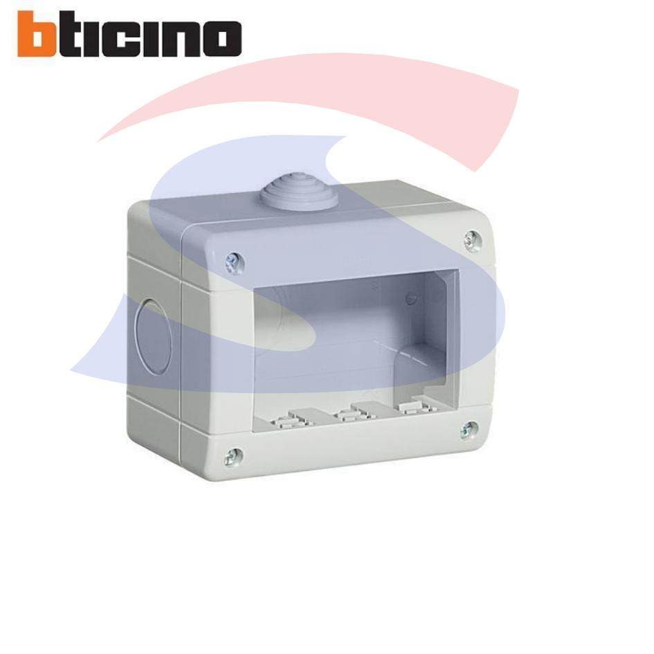Cassetta portafrutti da esterno 100x76x55 mm 3 posti - BTICINO 24403