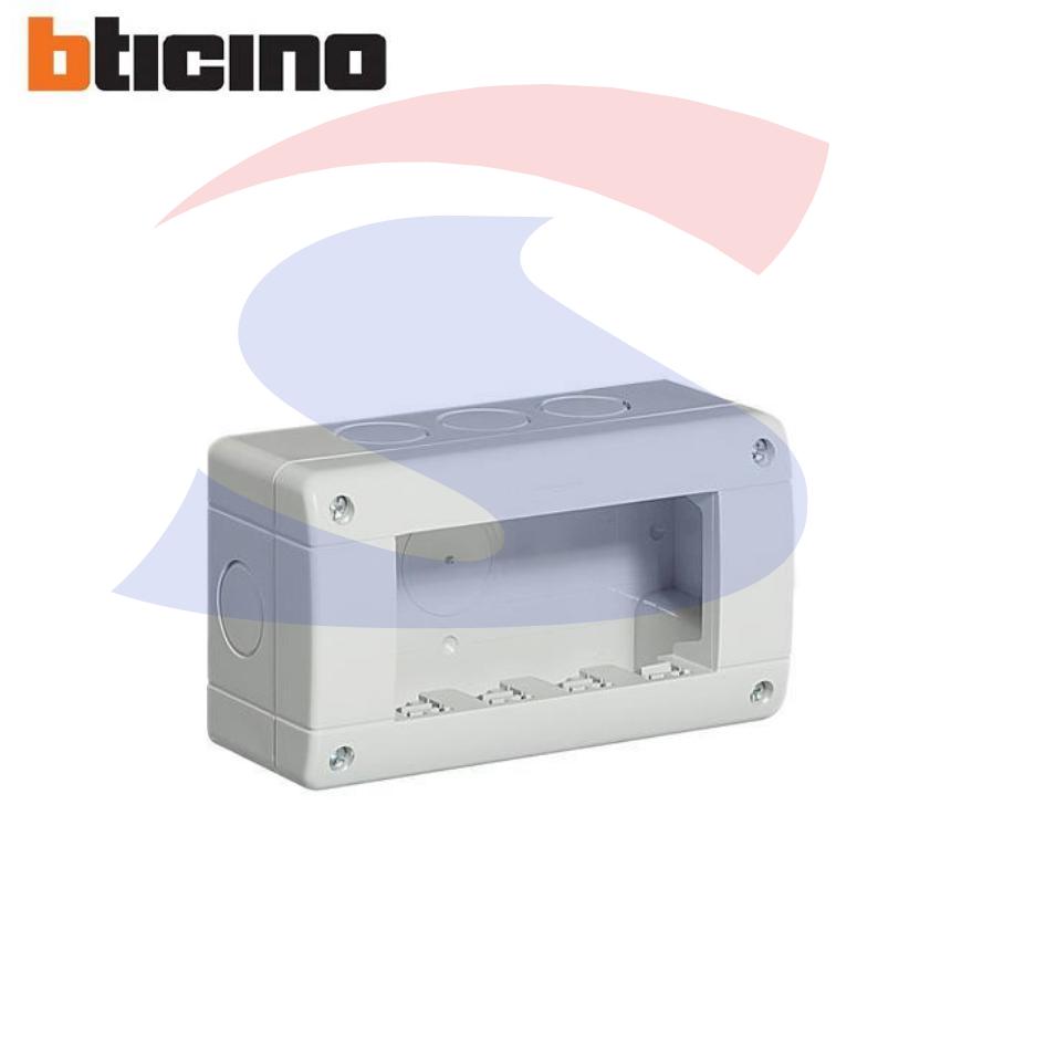 Cassetta portafrutti da esterno 132x76x55 mm 4 posti - BTICINO 24404