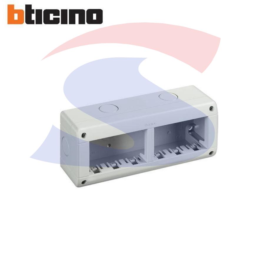 Cassetta portafrutti da esterno 188x76x55 mm 6 posti - BTICINO 25406