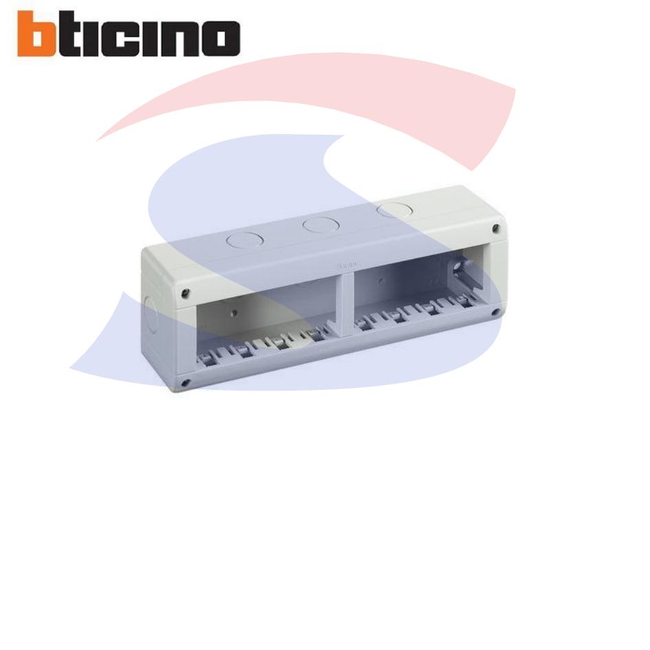 Cassetta portafrutti da esterno 227x76x55 mm 8 posti - BTICINO 25408