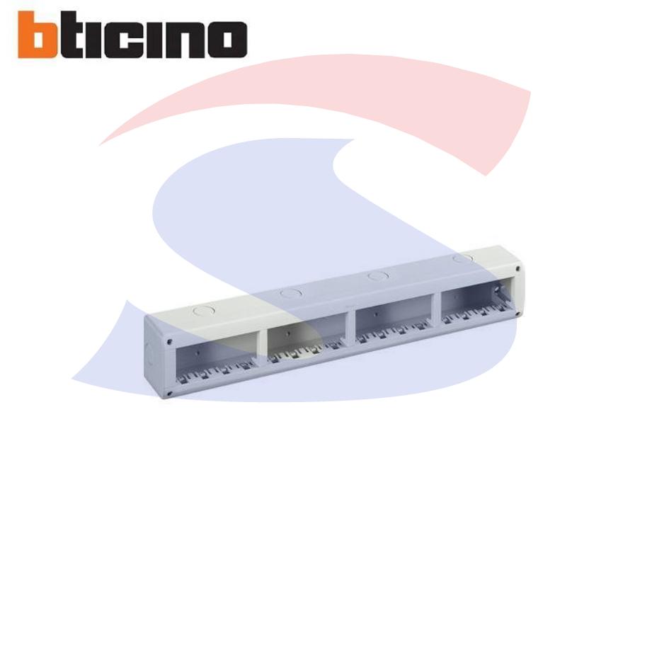 Cassetta portafrutti da esterno 435x76x55 mm 16 posti - BTICINO 25416